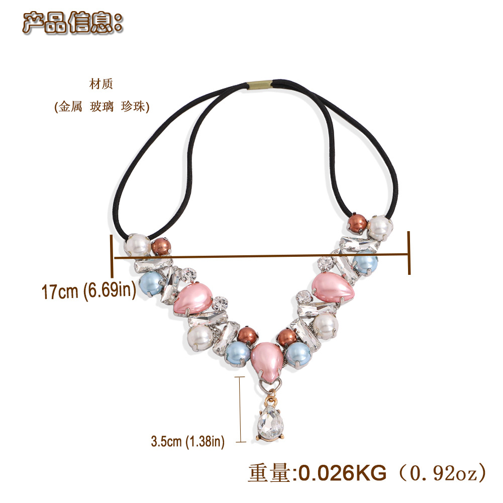 Fashion Color Pearl Women's Hairband display picture 1