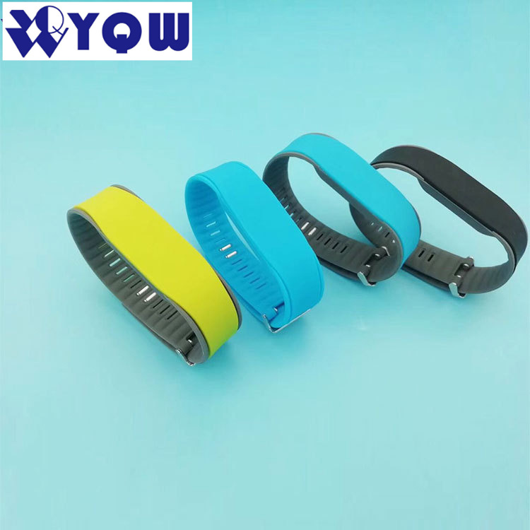 单色硅胶手环腕带RFID F08 TK4100手环 id门禁手环酒店会员卡腕带