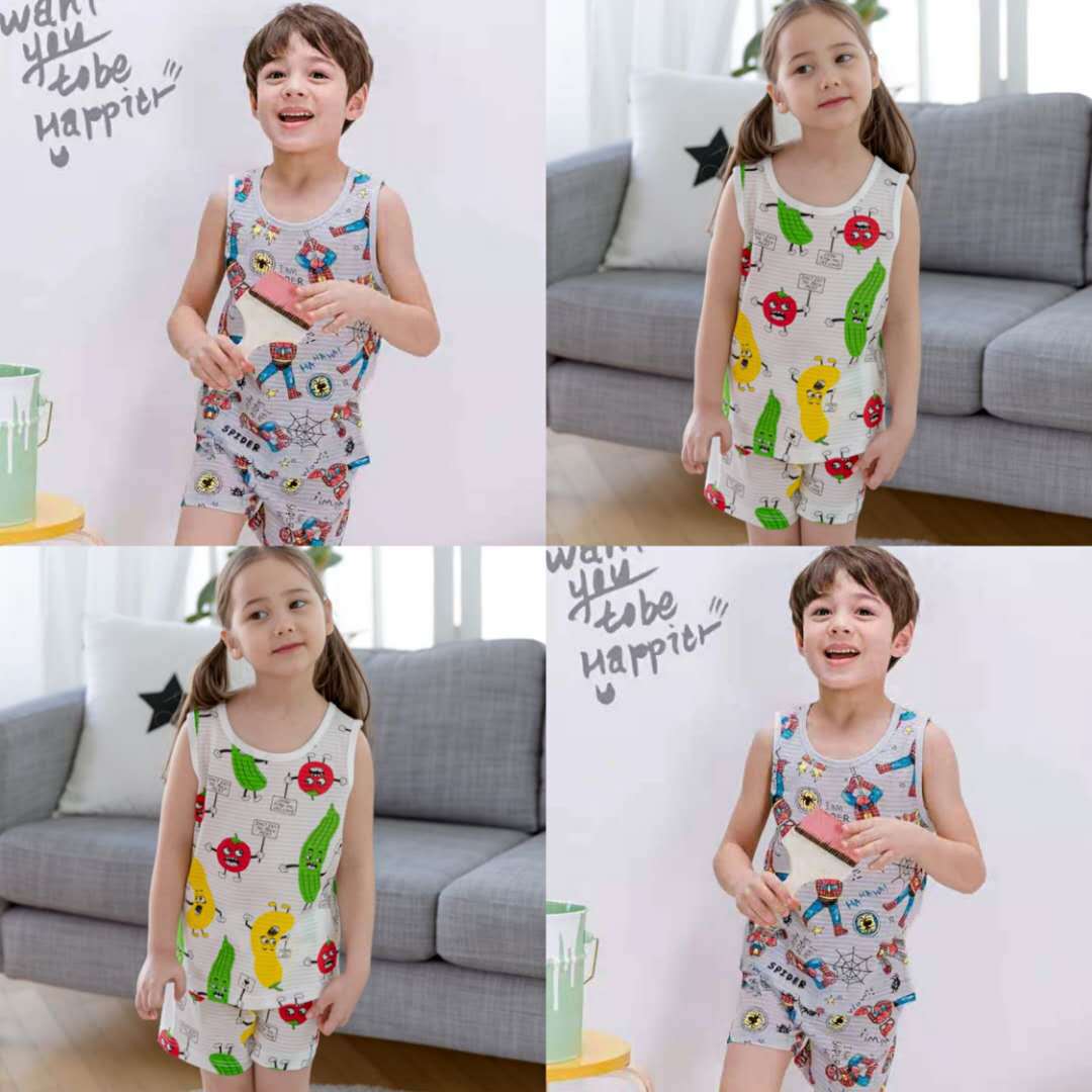 2019 new pattern Sleeveless ultrathin the republic of korea brand Underwear Home Furnishings mellisse vest Cut sleeves suit