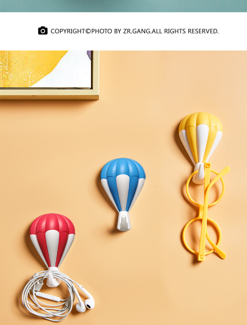 Simple Style Hot Air Balloon ABS Hooks display picture 3