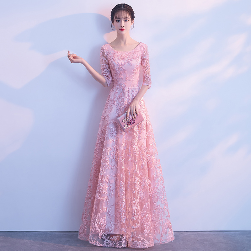 Banquet Evening Dress for Women 2026 New Style Dignified and Elegant Queen-Like Fashion Long Dress with Temperament Bridesmaid Dress