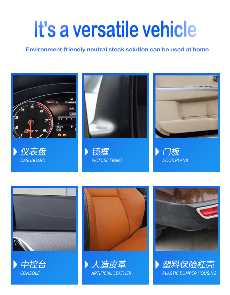 Car interior leather polishing protective agent care agent beauty renovation agent maintenance wax Amazon foreign trade