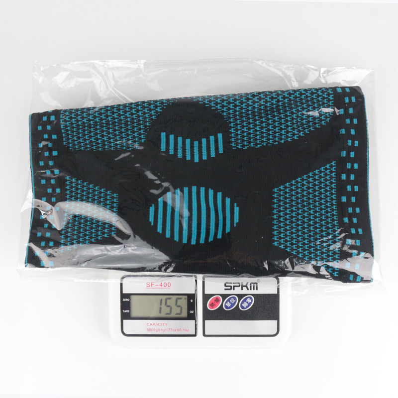 跨境运动护膝支撑加压针织运动户外腿套健身深蹲篮球膝盖护具代发