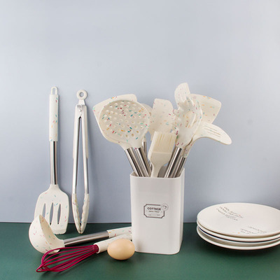 硅胶锅铲家用炒菜铲子 不粘锅专用铲厨房炒勺子耐高温 硅胶耐高温