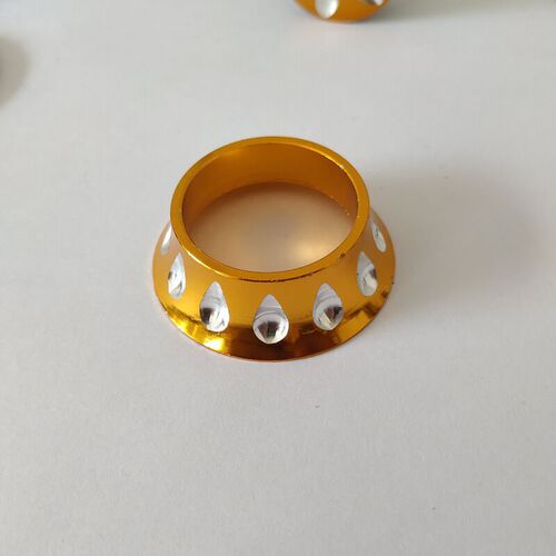 Water drop bowl set, waterproof head bowl, mountain bike 44mm built-in front fork assembly, anodized color water drop