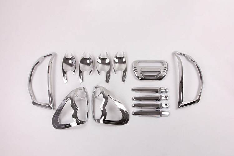 Applicable to 2006 L200/TRITON-ABS electroplating rear door bowl tail door bowl decoration parts