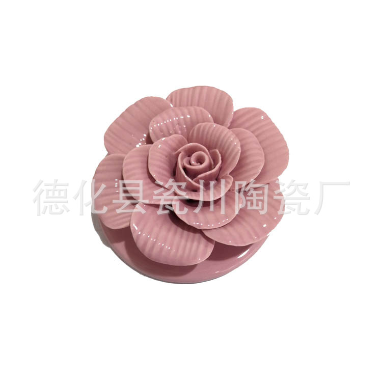 陶瓷花手工捏花
