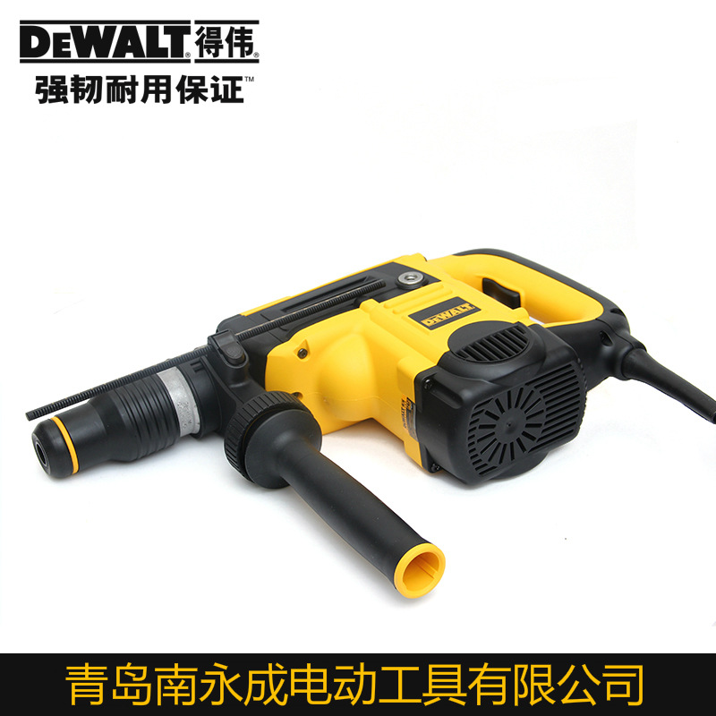 得伟(DEWALT)五坑重型锤镐两用40mm工业级大功率电锤钻D25501