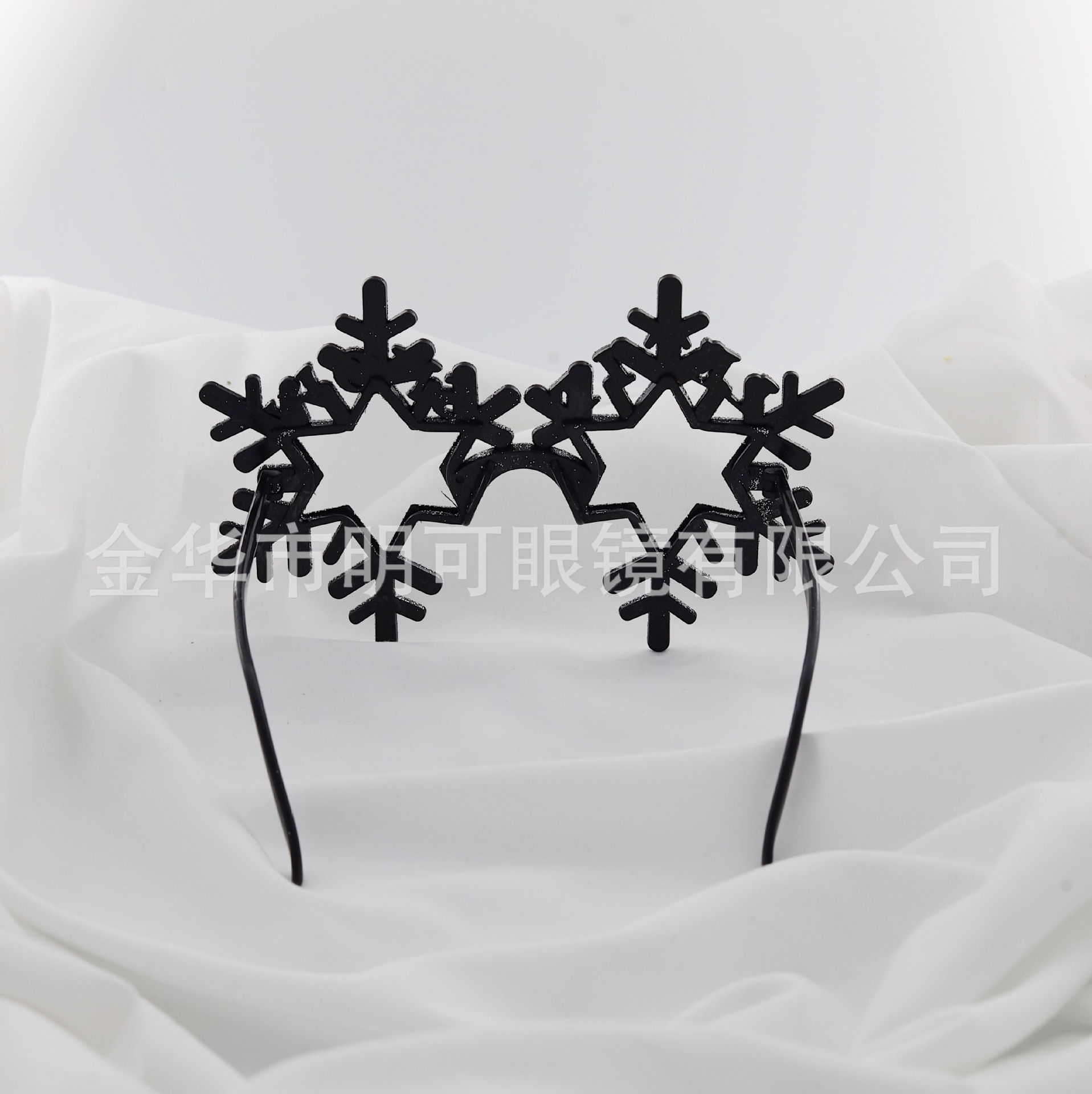 闪粉雪花眼镜