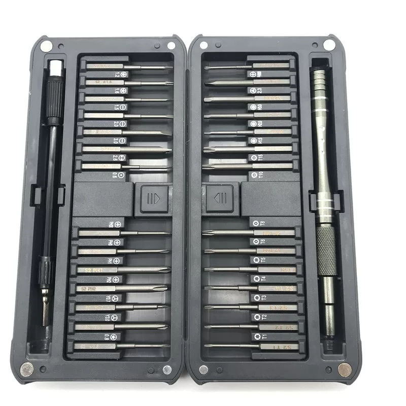 Screwdriver, S2, laptop, glasses, mobile phone, tools set