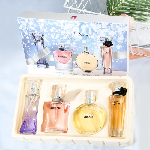 Flower Story Brilliant Charming Perfume Set Internet Celebrity Women's Perfume Long-lasting Light Fragrance Student Affordable Gift Box