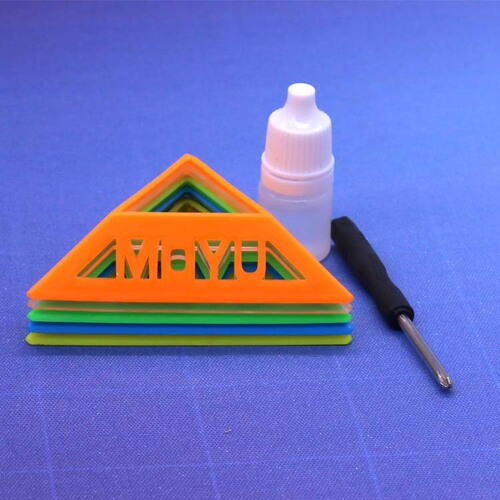 Rubik's cube accessories three-piece set lubricating oil base screwdriver DIY creative modification adjustment and debugging special tool