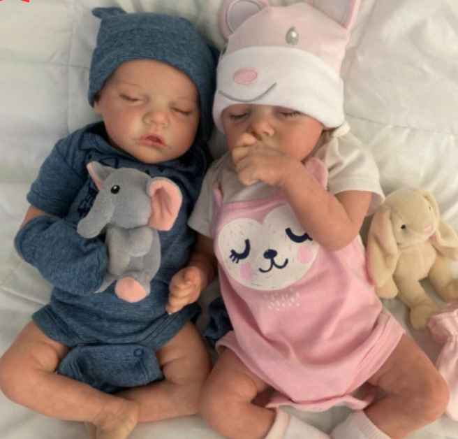 reborn doll kit 重生娃娃白胚模具TWIN 系列 布身塑胶组件