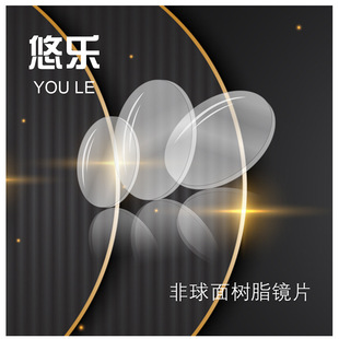 Yule Color Packaging 1.67 Aspherical Myopia Flat Light Coating Sheet Green Film Resin Spectacle Lens Plus Hard Coating HMC