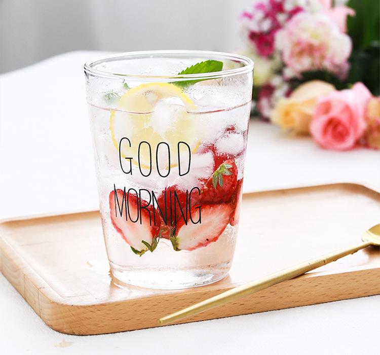 早晨杯Goodmorning早餐杯创意玻璃杯