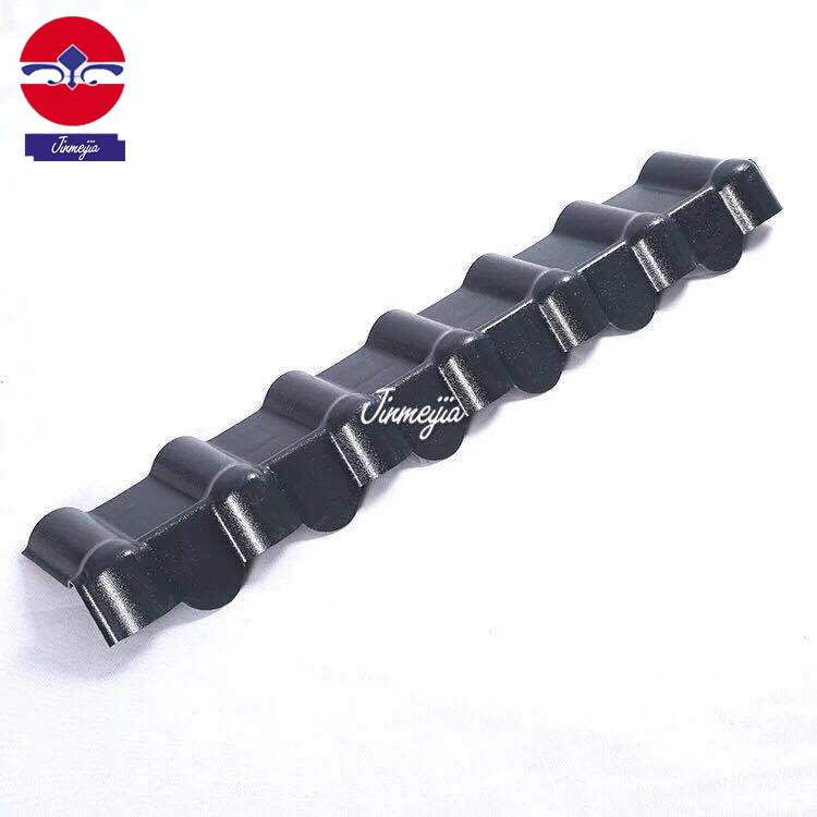 金美佳树脂瓦厂家 质量好 960型树脂瓦封檐 孔府灰 品质优选