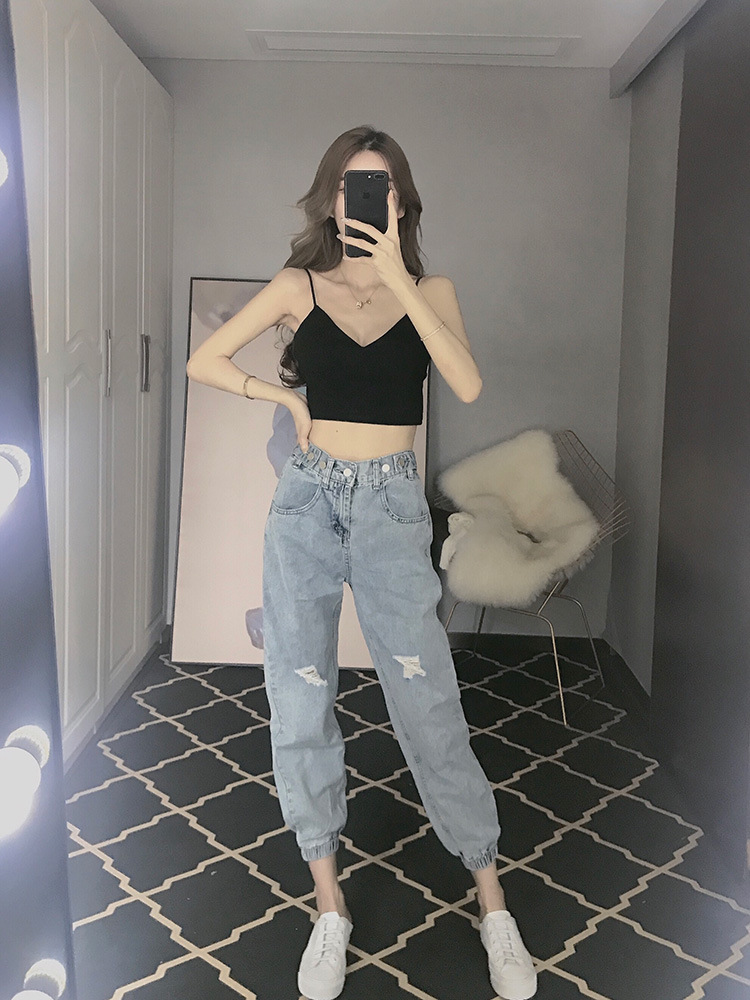 Pantalon léger femme en cow-boy - Ref 3430324 Image 6