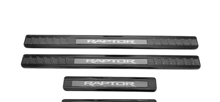 Suitable for 17-20 Ford Raptor F150 threshold strip door interior welcome pedal modification decoration