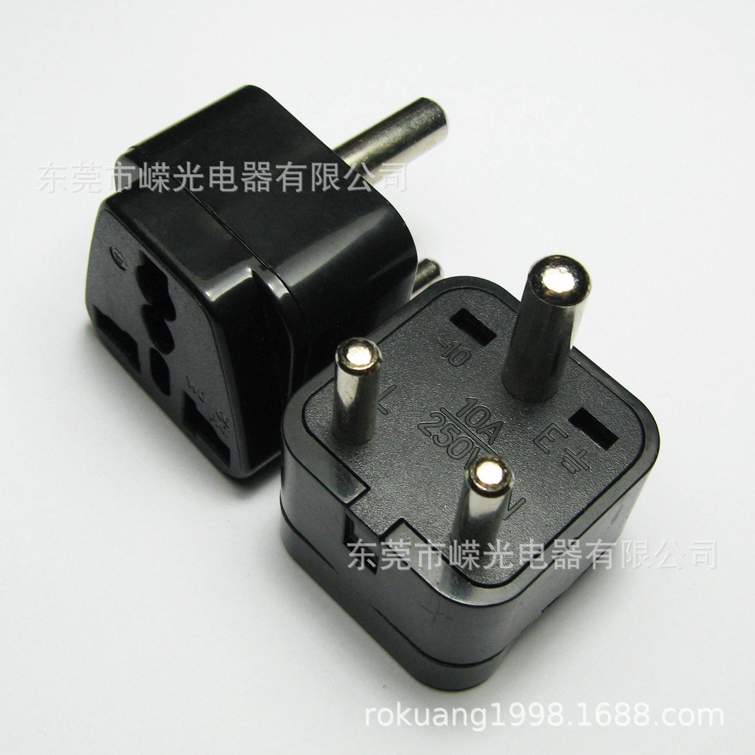 WD-10小南非转接头10A南非插头印度转换器中东印尼香港转换头