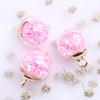 Nail sequins, glossy crystal, earrings handmade, materials set, handicrafts