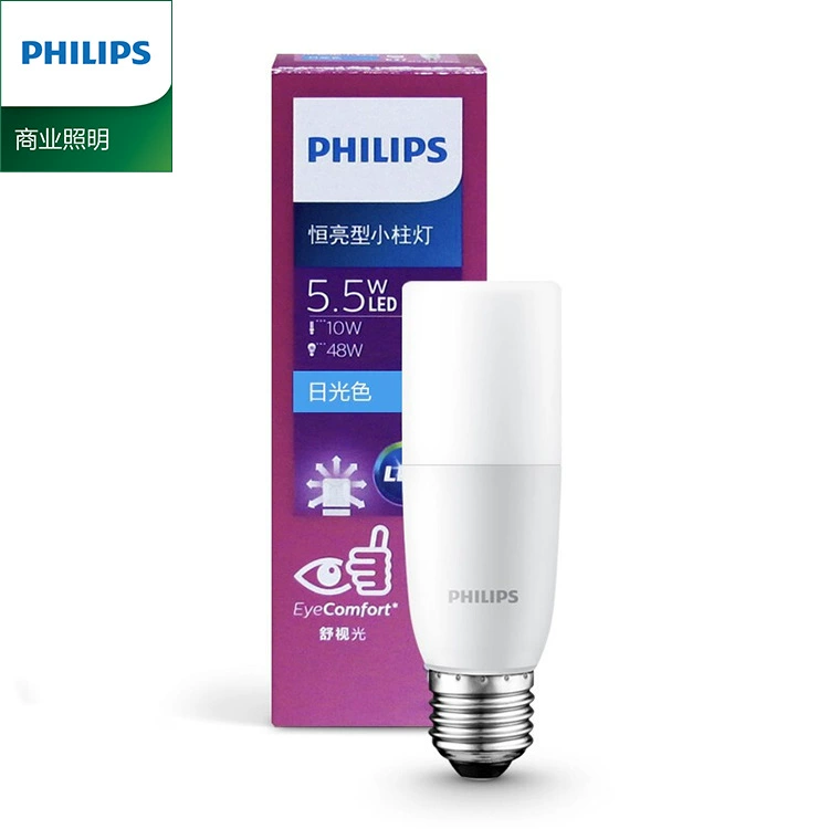 Philips светодиодное настольное/для чтения/для колонны для гостиной, настольная/потолочная лампа, с цоколем-винтом, 5 Вт, 5 Вт, 5 Вт