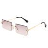 Square sunglasses, trend glasses, internet celebrity, gradient