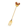 Q Creative Cartoon Small Sweed Sweed Glose Tablet Spoon Lollipop Matthalier Small Tone Mouse Spoon Fork