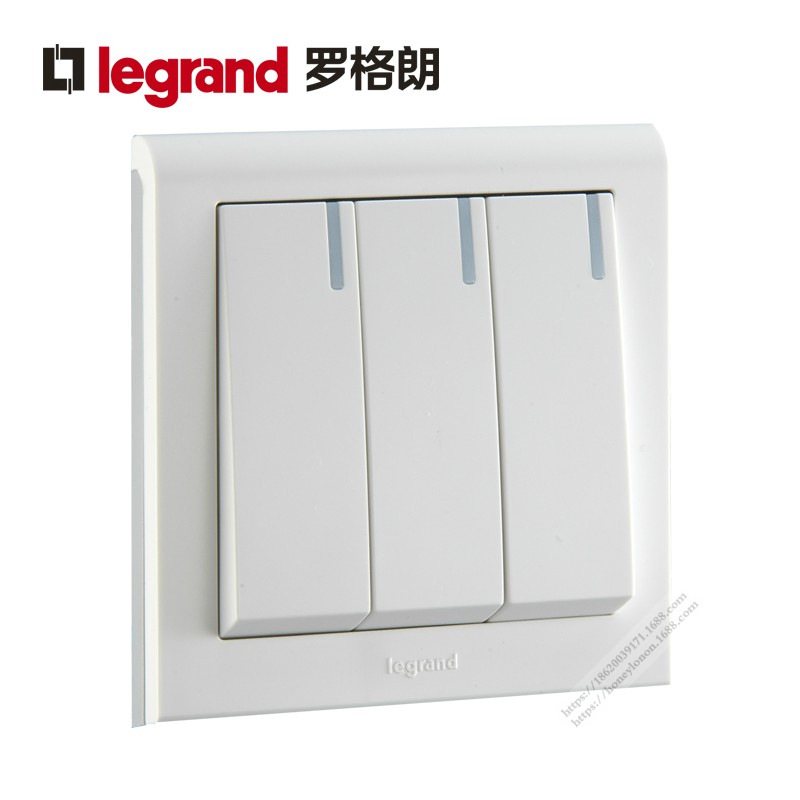 Legrand/罗格朗 K5系列 三位双控开关K5/33/2/3A