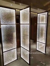 水晶钻石板夹丝亚克力激光雕刻艺术板高端商场展示道具前台背景板