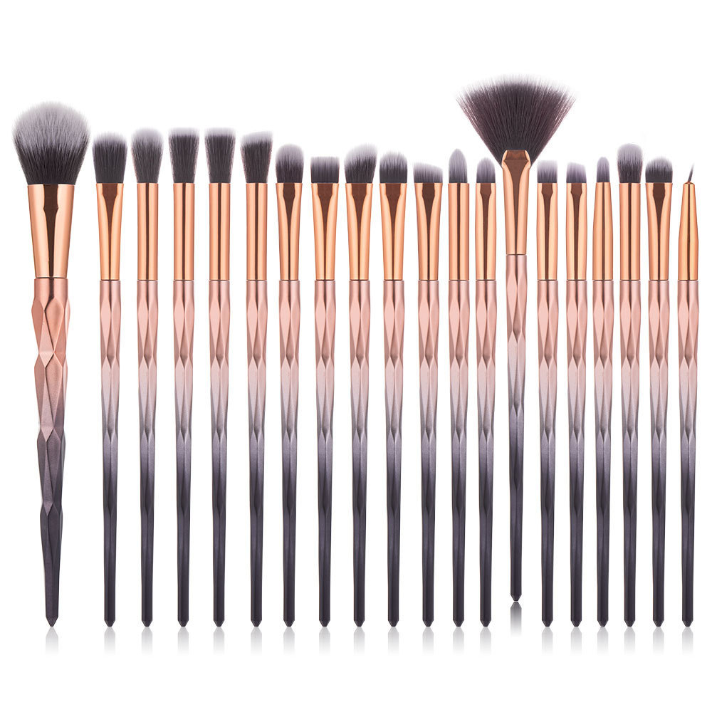 Fashion Synthetic Fibre 20 Multi Purpose Eye Brushes Makeup Tools display picture 3