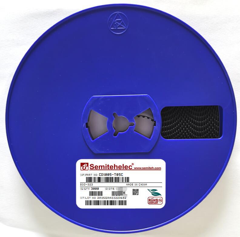CD1005-T05C ESD静电保护二极管 SOD-323 SEMITEH 全新原装正品