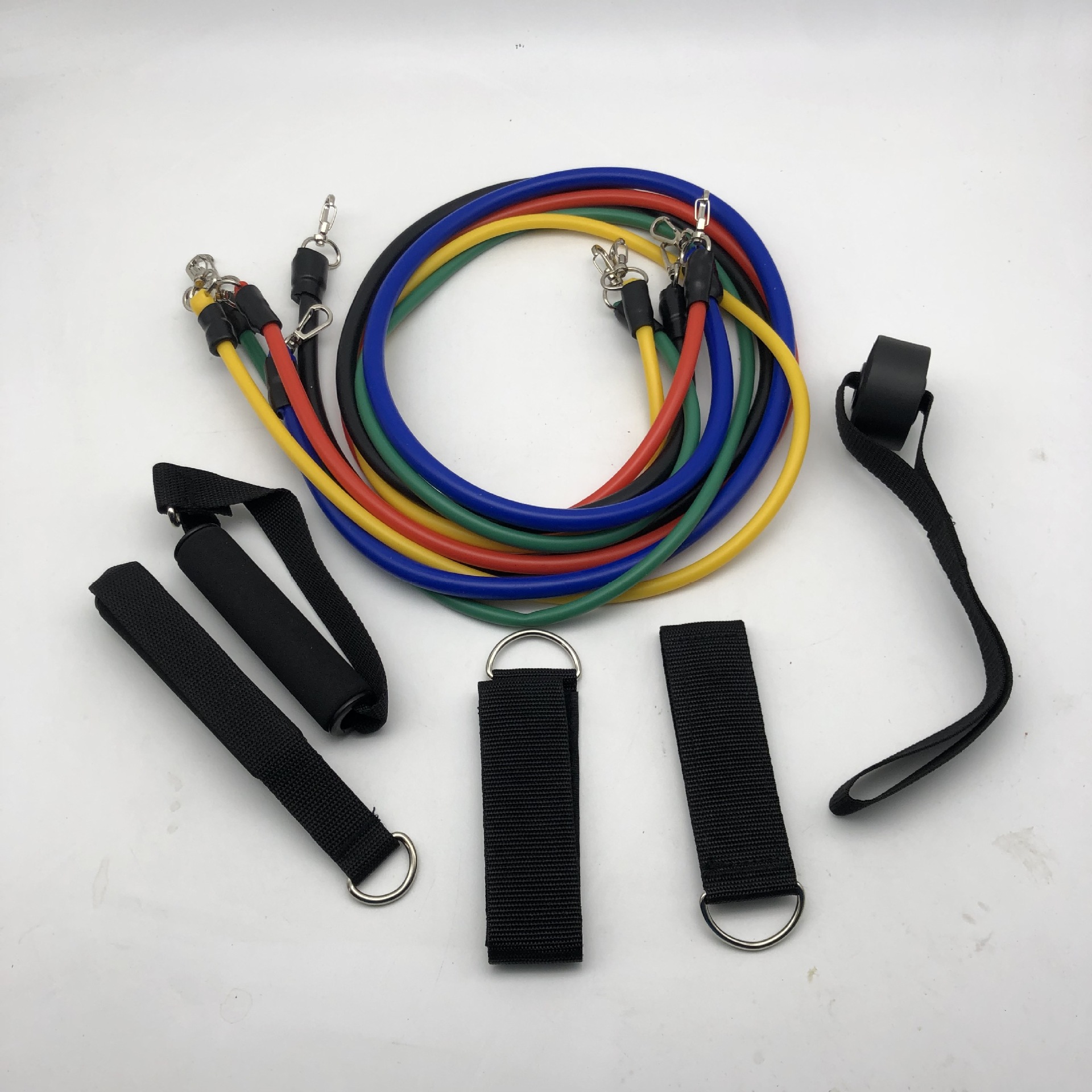 Factory Outlet 11 Set of parts Tension rope Bodybuilding Supplies pull strap combination suit Rally train TEP