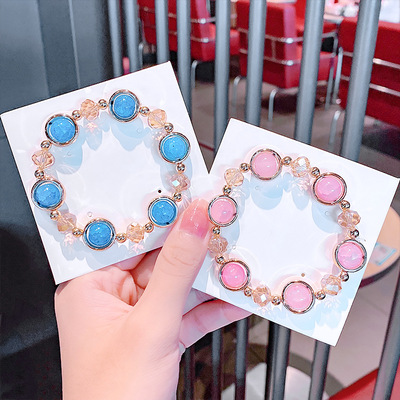 ins Bracelet Opal crystal jewelry Simplicity manual Jewelry Sweet girl Bracelets Korean Edition Versatile