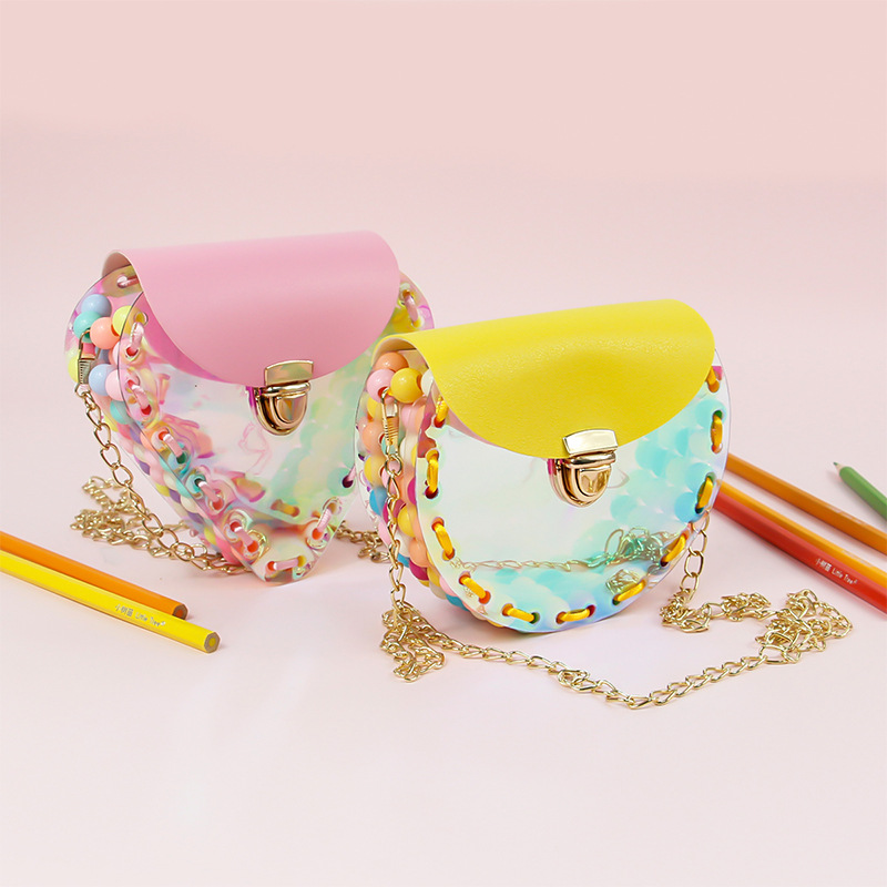 幻彩儿童diy创意手工公主包亲子幼儿园益智收纳包手提包代发1224