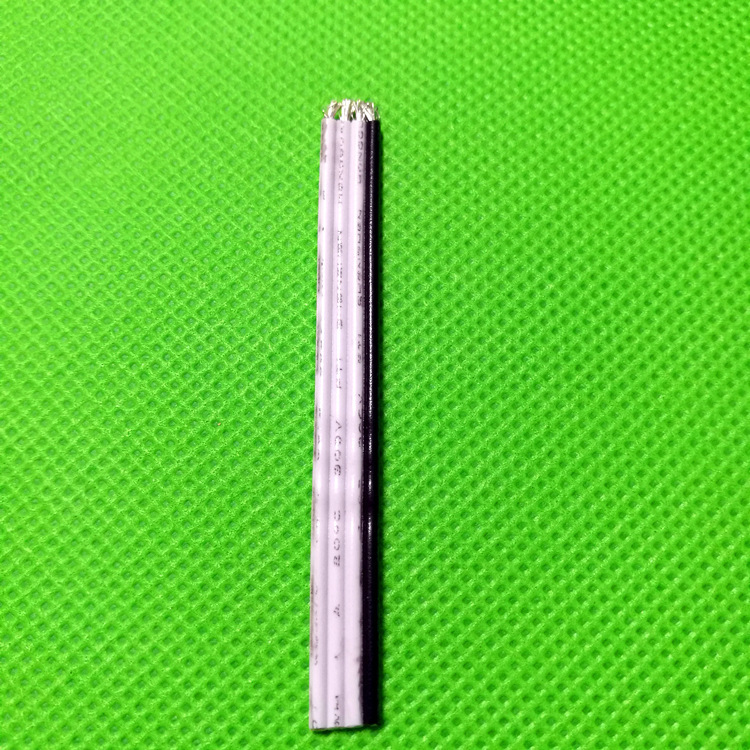 厂家直销 NP环保裸铜电子线 黑白白白彩排线 4P端子连接线束加工