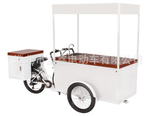 Jxcycle工厂直营冰淇淋三轮车移动夜市摆摊冰箱车