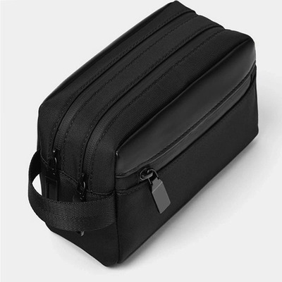 厂家热销黑色化妆包牛津布舞龙料男士多功能收纳洗漱包定制LOGO|ms