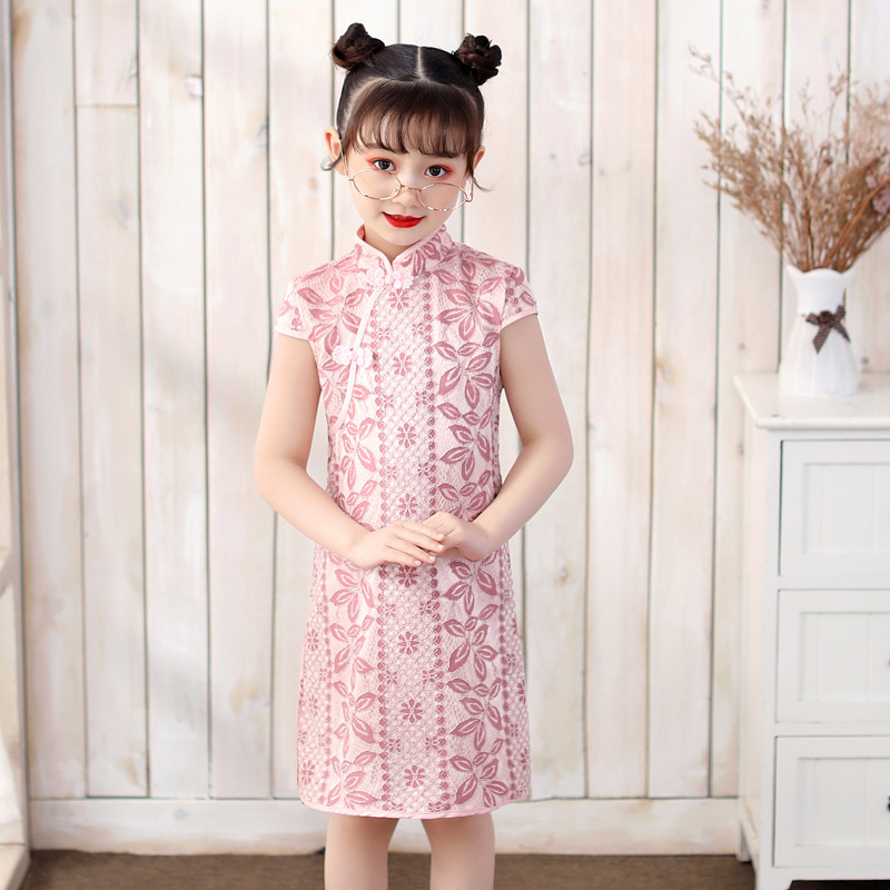 Cheongsam for kids Girl Chinese Dress cheongsam National Children Chinese Dress cheongsam dress short sleeve cheongsam