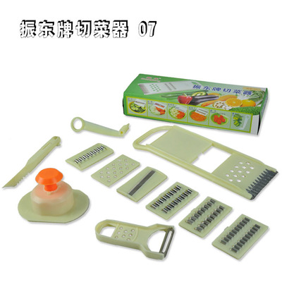 振东多功能切菜器护手切丝擦花切片削皮擦花擦沫拉花削皮器07|ru
