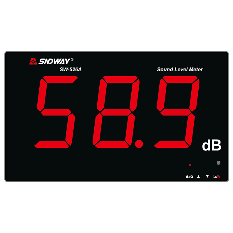 深达威壁挂噪音计分贝仪噪音测试仪声级计声音测量高精度报警大屏