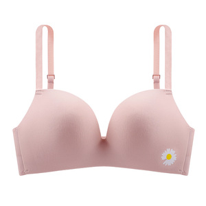 原创新品美背内衣女小胸聚拢调整型少女性感无钢圈薄款文胸罩套装