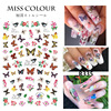 Miscolic foreign trade explosion INS net red same butterfly nail sticker butterfly nail sticker butterfly hot gold nail sticker