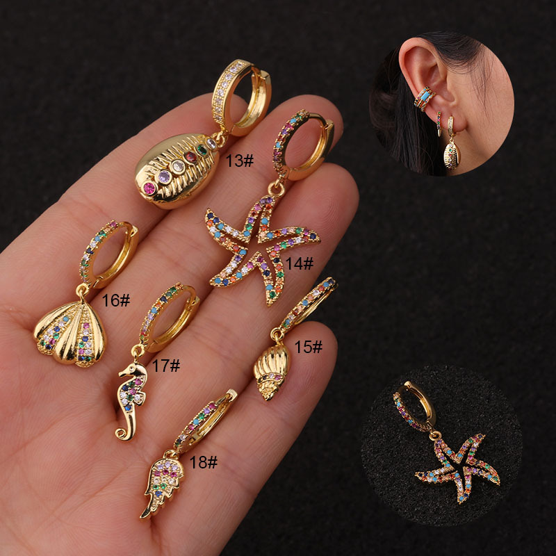 Hot Selling Creative Color Earrings Wholesale display picture 10