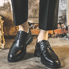 2020 New Leather Shoes for Men, British and Korean Style, Trendy Youth, Odor-Preventive, Business and Leisure, Breathable Men's Wedding Shoes M23-J