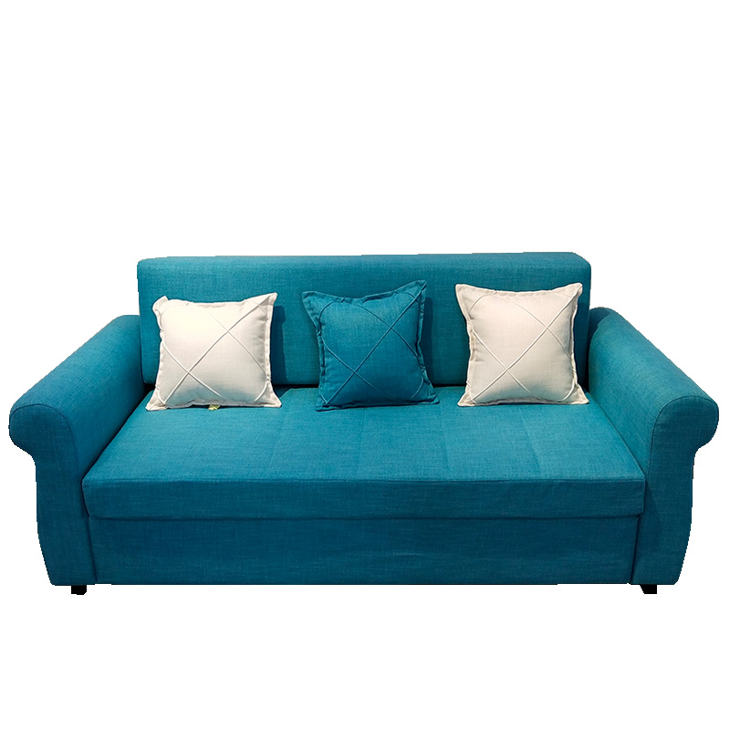 Sofá cama multifuncional plegable sala de estar pequeña casa sentarse y acostarse tela de doble propósito desmontable y lavable almacenamiento sofá cama