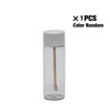 Cross -border new 64mm glass medicine box with a spoon with spoon storage bottle glass smoke furnishings manufacturer