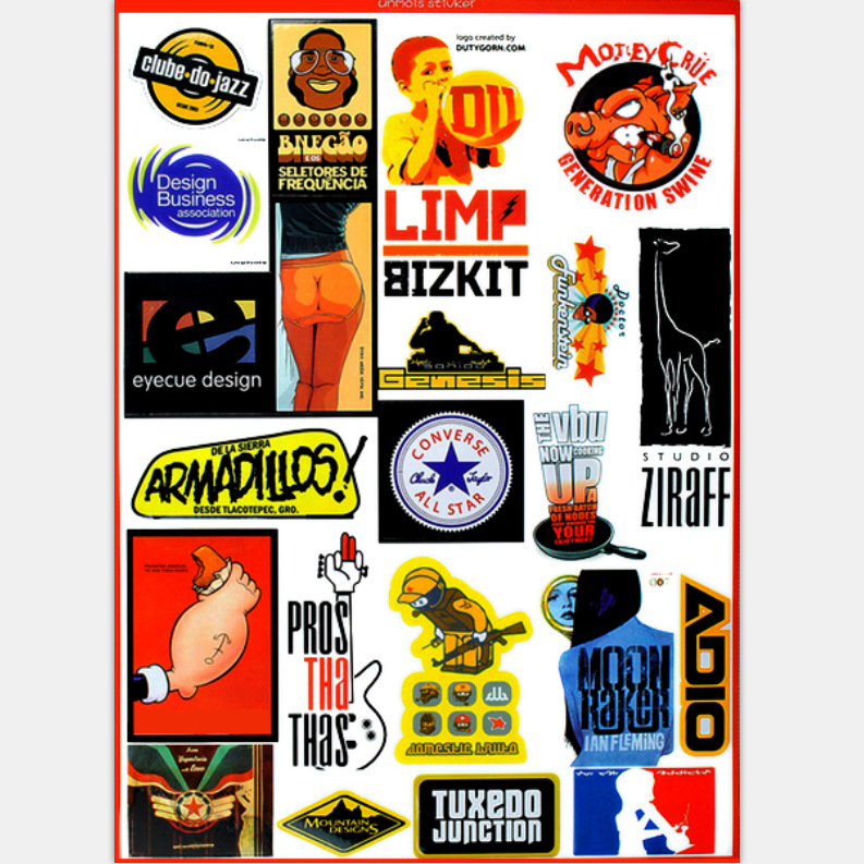 少量批发行李箱贴贴纸防水不干胶箱贴画笔记本贴纸潮牌贴纸超可爱