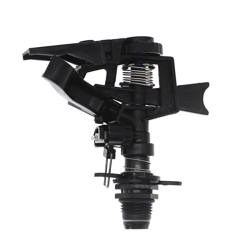 Senyu todo negro rociador de brazo oscilante de plástico rotación automática jardinería riego agrícola sin impuestos