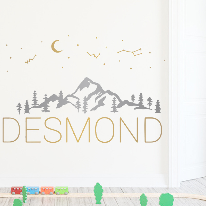 New Simple Constellation Moon Wall Stickers display picture 7