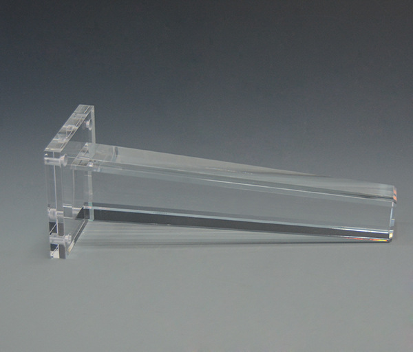 大量生产亚克力家具脚高透明水晶有机玻璃配软包脚沙发脚透明